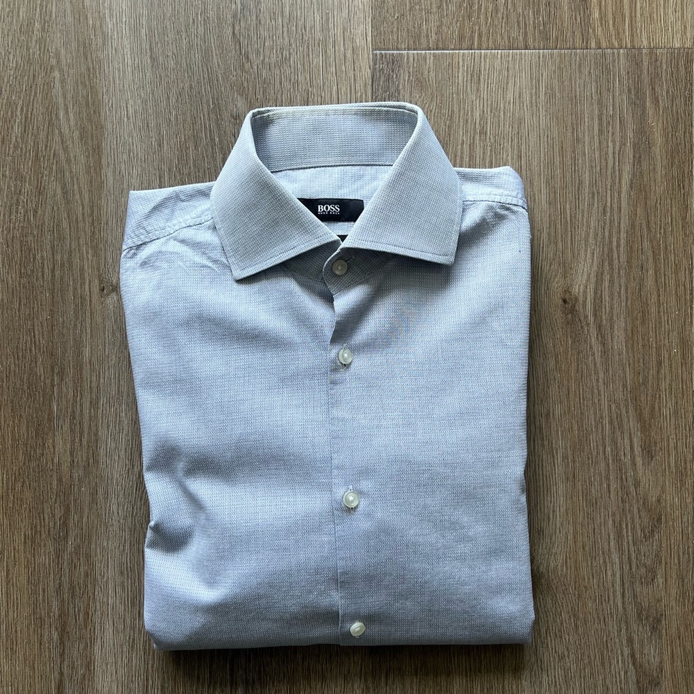 Hugo Boss Grey Dress Shirt - Picture 4 of 4